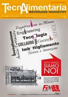 TecnAlimentaria Beverage Industry - Novembre 2014 | CBR 96 dpi | Bimestrale | Professionisti | Confezionamento | Imbottigliamento | Packaging
Rivista tecnica specializzata nella tecnologia dei cibi e delle bevande e settori ad essi collegati.