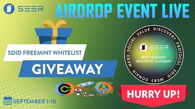 SEER Foundation NFT Airdrop Giveaway Live