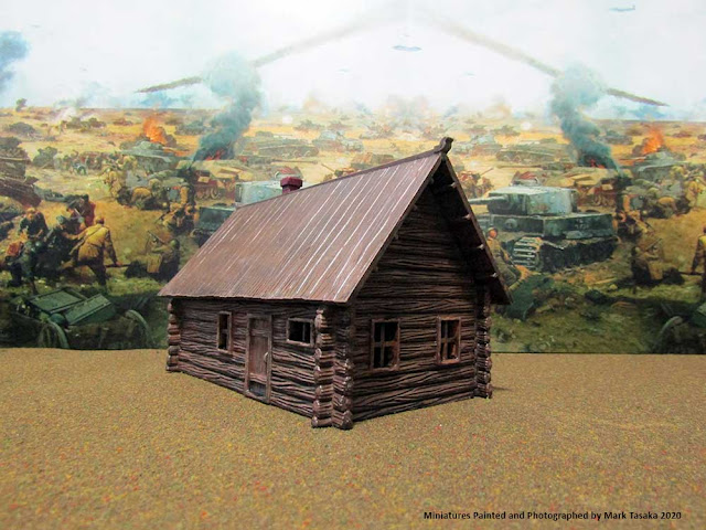 1/72 Italeri Country House with Porch & Pegasus Hobbies Russian Log Houses