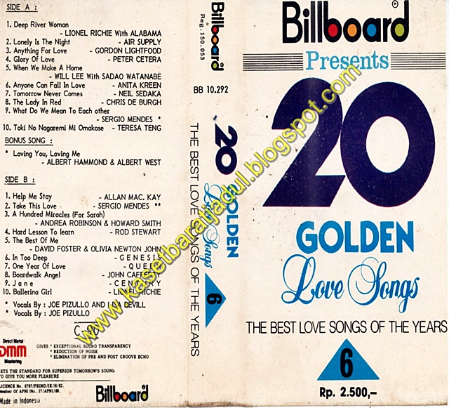 Kaset Barat Jadul (KaBar Dul): Golden Love Songs 6 (Billboard)