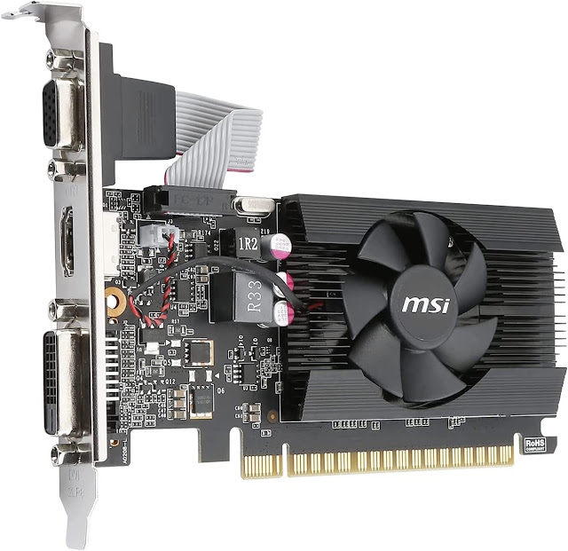 MSI Gaming GeForce GT 710 2GB Single Fan Low Profile Graphics Card