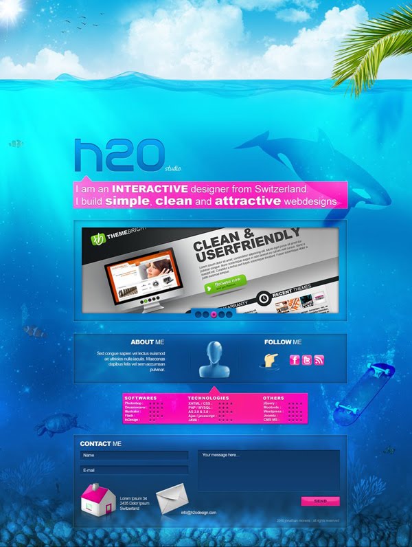 H2O studio design by jonaska