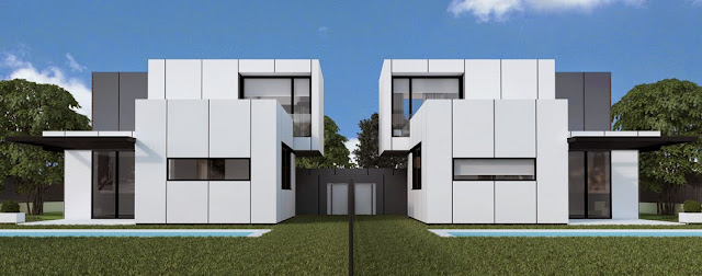 Viviendas modulares pareadas - Modelo J3 de Resan