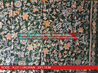 Batik Tulis Kerek, Motif Batik Tuban.