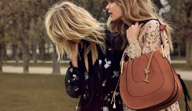 Chloe Fall/Winter 2015 Campaign featuring Anja Rubik and Julia Stegner