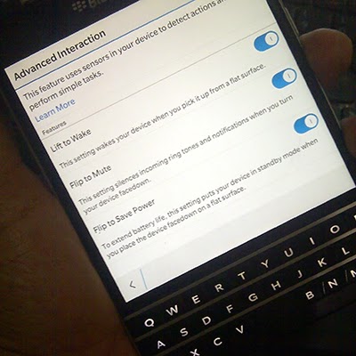 Advance Interaction in BlackBerry 10