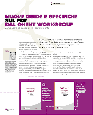 Nuove guide e specifiche sul PDF dal Ghent Workgroup