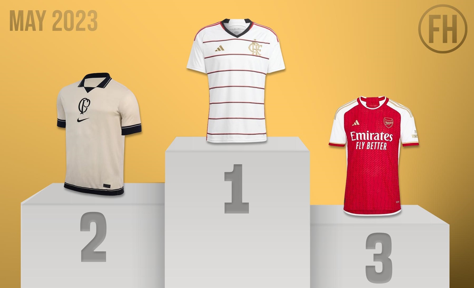 Flamengo 23-24 Away Kit Voted Best Football Kit of May 2023, Ahead