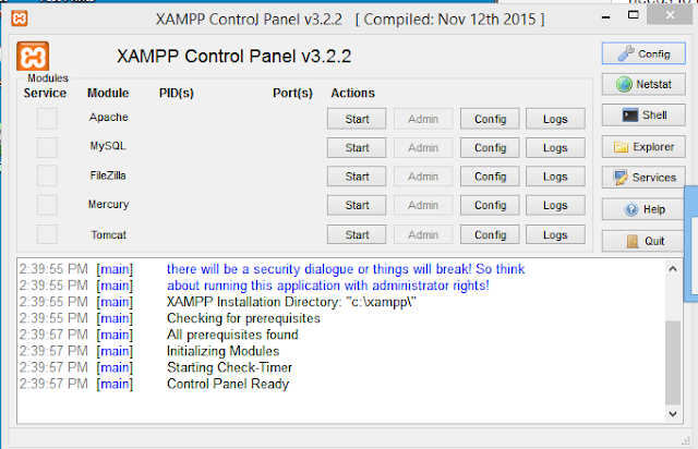 xamp control panel android scientists