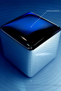 Blue Box iPhone wallpapers,3D iPhone Wallpapers