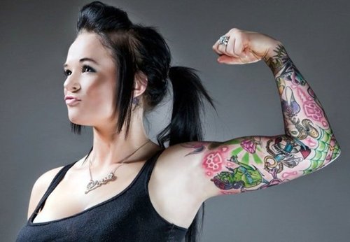 Sleeve Tattoos Women. Sleeve Tattoo Designs for