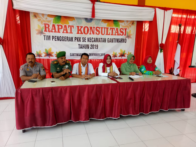 Danramil 10/Gantiwarno Hadiri Rapat Konsultasi Tim Penggerak PKK