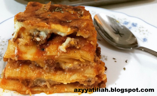 Resepi Lasagna Mudah & Ringkas!  Azyyati Liah