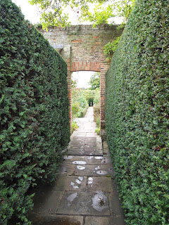 Hedges and garden room with vista, Sissinghurst Castle, Kent