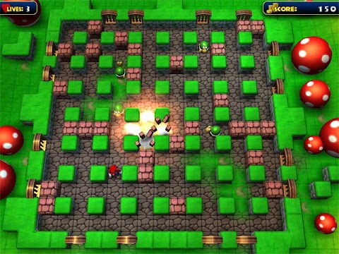 ini dia game ketika mario bros menjadi bomberman!