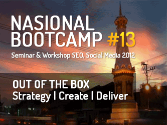 SEO Training Nasionalbootcamp # 13 Jogja - Social Media Workshop dan Seminar Event 2012