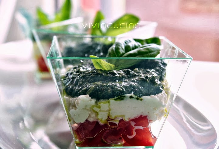 Caprese scomposta