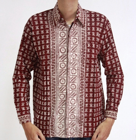 Desain Kemeja Batik  Lengan  Pendek dan Panjang  untuk Pria 