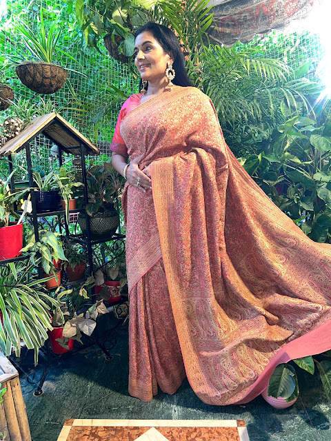 Banarasi vintage jamawar saree