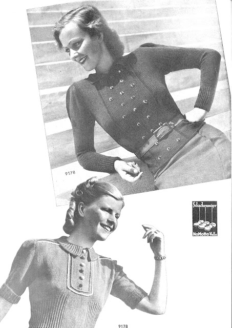 The Vintage Pattern Files: Free 1940's Knitting Booklet - Die Schachenmayrin 02 1940