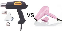 Heat Gun vs Hair Dryer Heat Gun vs Hair Dryer