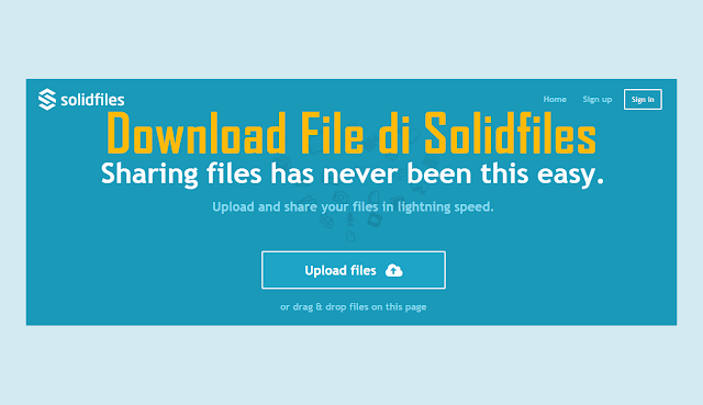 cara download file di solidfiles