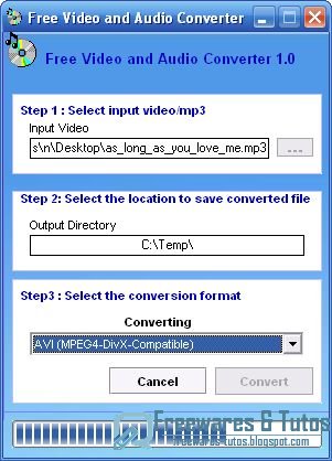 Sofonica Free Video and Audio Converter : un logiciel de conversion audio et vidéo simple d'emploi