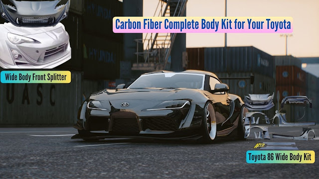 Carbon Fiber Complete Body Kit for Your Toyota