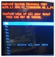 delete all user data Micromax Bolt Q338