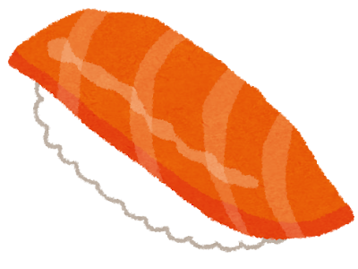 かわいい サーモン 寿司 イラスト 467935
