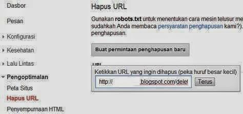 Cara Memperbaiki URL Crawl Error di WEBMASTER TOOLS