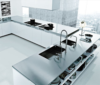 Modern Italian Kitchen Chrome