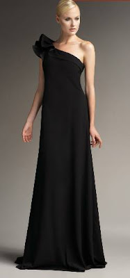 black maxi dress