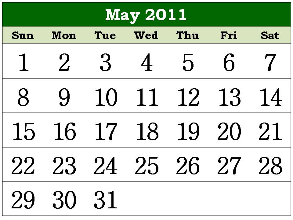 may calendar 2011 printable. may calendar 2011 singapore.