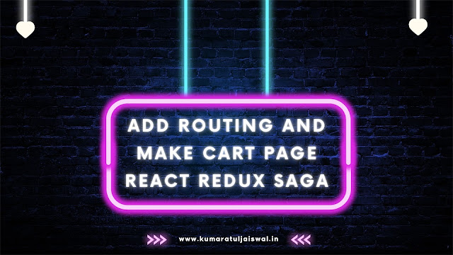 Add Routing and Make Cart Page