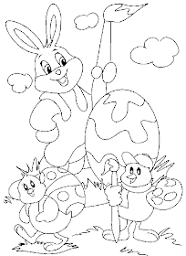 Easter Bunny Coloring Pages 