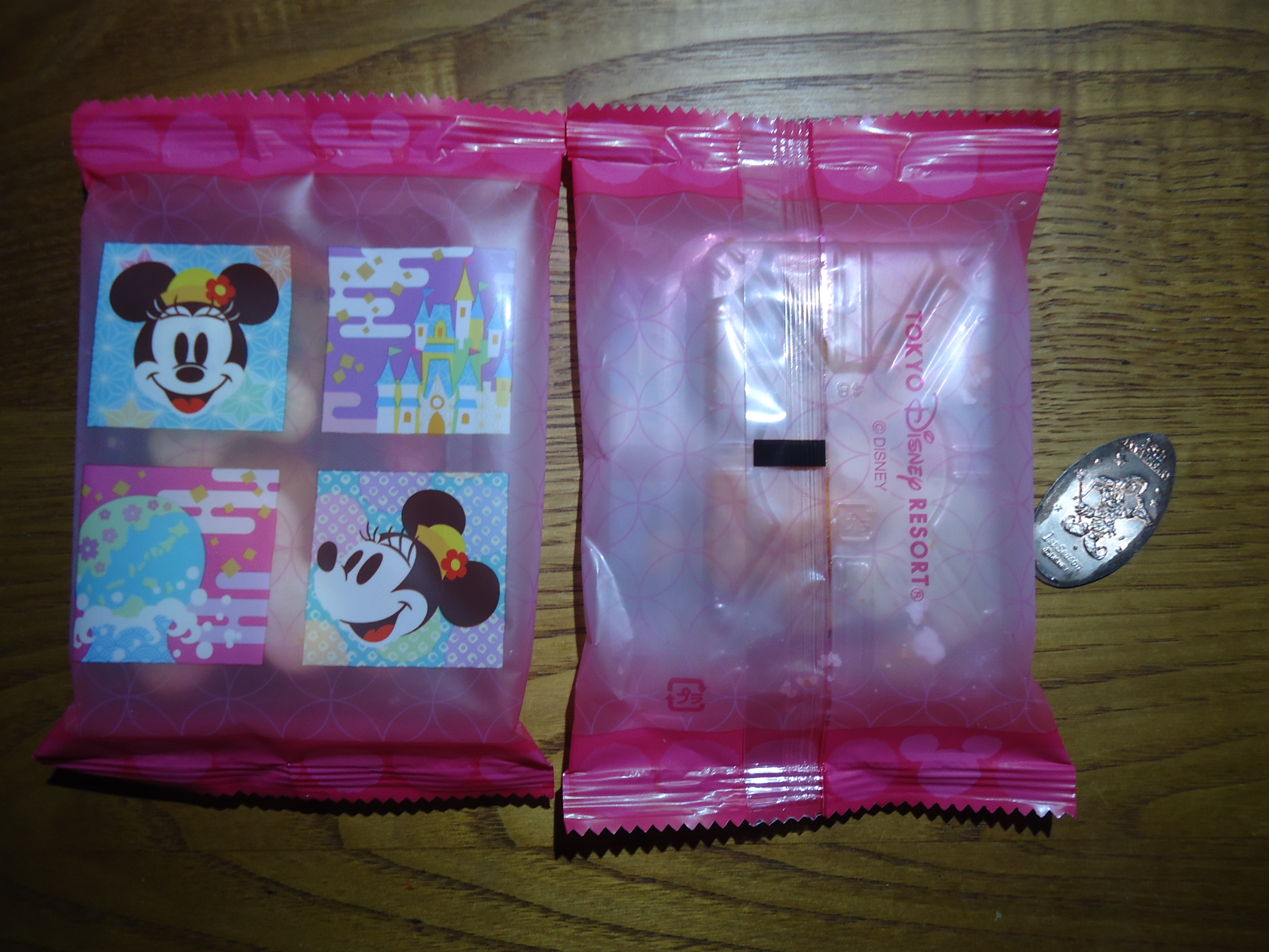 ディズニーのお土産 Tdr ミニー おせんべい 豆菓子 巾着袋 三州製菓 ぼくのケチリッチな節約日記