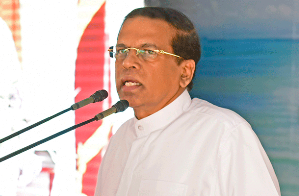 President Maithripala Sirisena