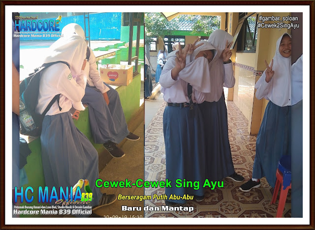 Gambar Siswa-Siswi SMA Negeri 1 Ngrambe Cover Putih Abu-Abu - Buku Album Gambar Soloan Edisi 7