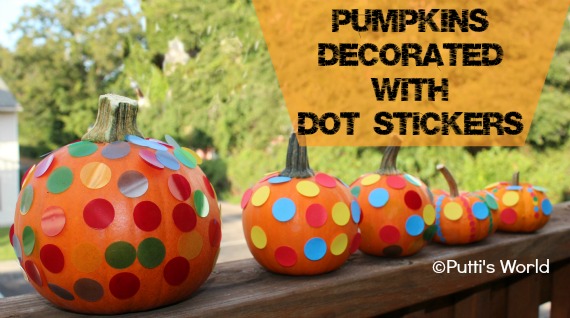 Dot Stickers Pumpkins 