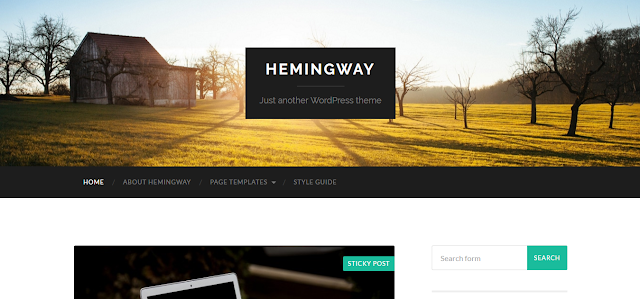 Hemingway Wordpress Theme Free
