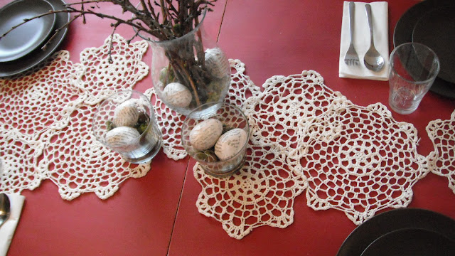 Doily Table Runner. Doily Table Runner Submitted