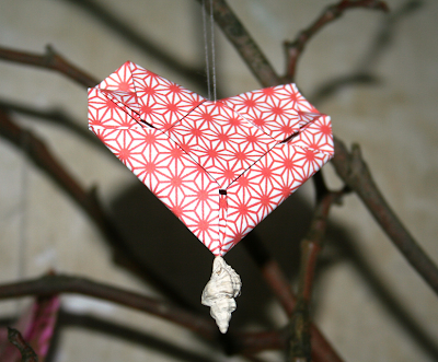 Origami Valentine's day Heart: Origami Valentine's day Heart folding
