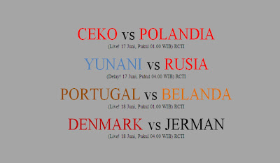 Jadwal EURO 2012 Live RCTI