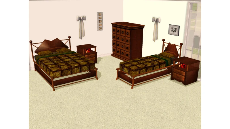 The Sims 2 Bedroom Set