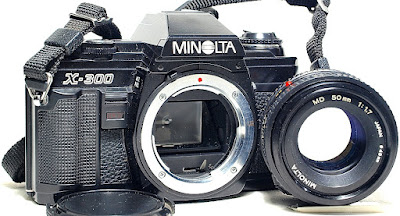 Minolta X-300 (Black) Body #926, Minolta MD 50mm 1:1.7 #634