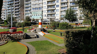 Crazy Golf course at Leopoldpark in Blankenberge