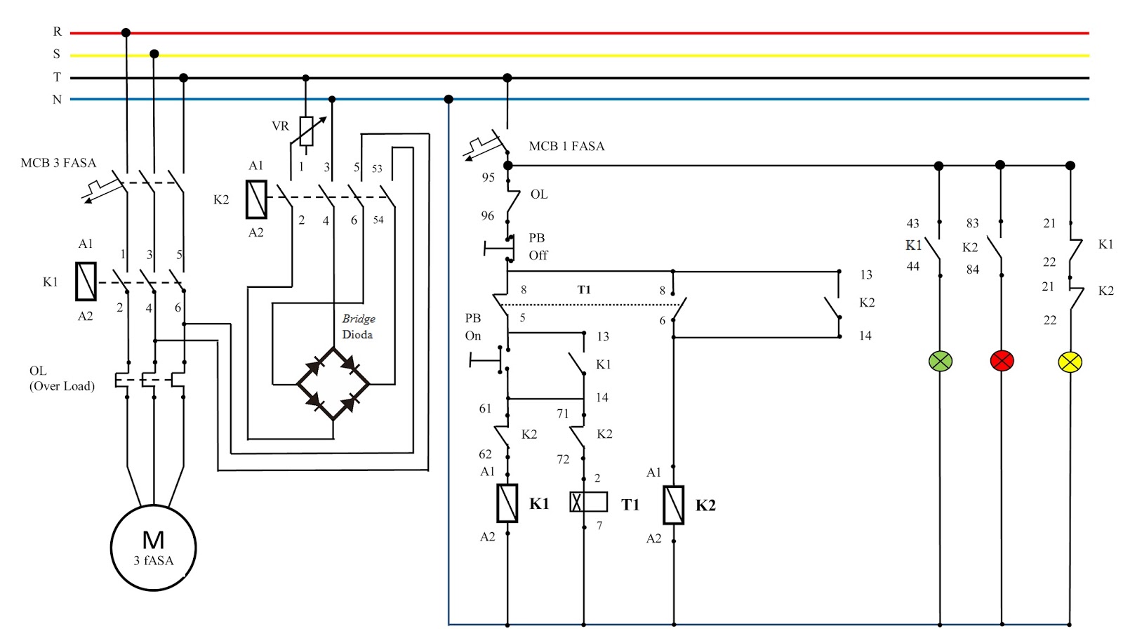 Way Lead Motor 3 Phase Wiring Diagram 3 Phase Motor 