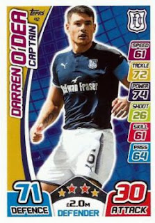 Topps Match Attax SPFL 2017-2018 Dundee Set