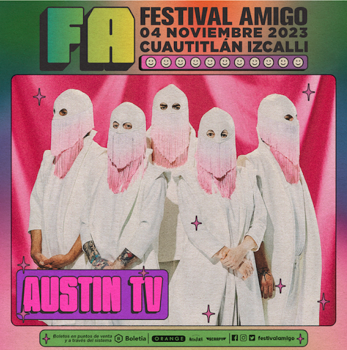 Austin TV confirmados como banda sorpresa en Festival Amigo.